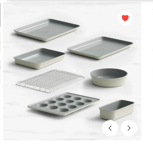 7 piece non stick baking set